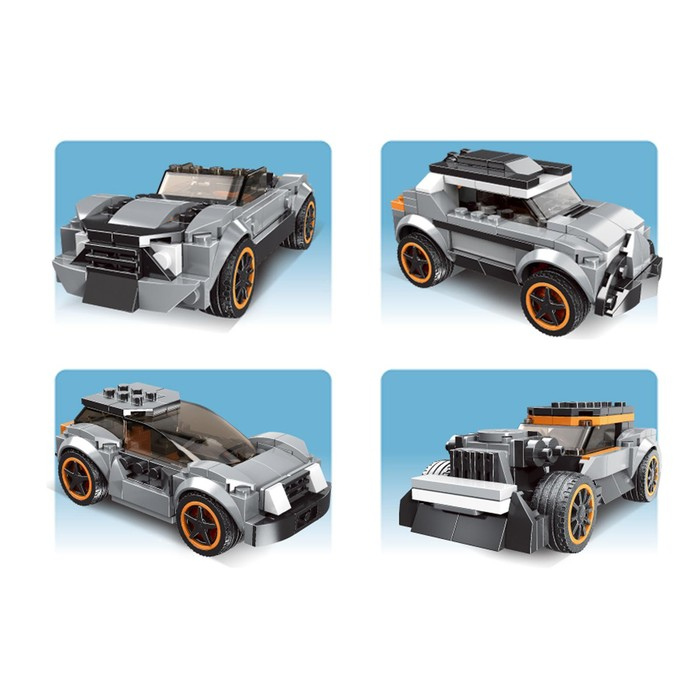 Конструктор блочный «Кабриолет», 20 вариантов сборки, 233 детали Конструктор блочный «Кабриолет», 20 вариантов сборки, 233 детали