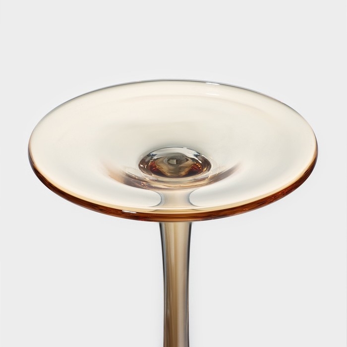 Набор бокалов для вина стеклянный Magistro «Иллюзия», 550 мл, 10×24 см, 6 шт, цвет золотой Набор бокалов для вина стеклянный Magistro «Иллюзия», 550 мл, 10×24 см, 6 шт, цвет золотой