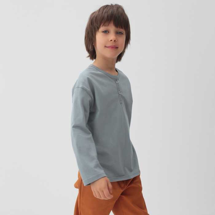 Лонгслив детский KAFTAN, р. 34 (122-128 см), серый