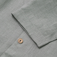 Костюм детский (рубашка и шорты) Крошка Я Linen, р. 92-98, серый