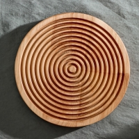 Доска разделочная для подачи и сервировки Adelica &laquo;Олимп&raquo;, d=20&times;1,8 см, берёза