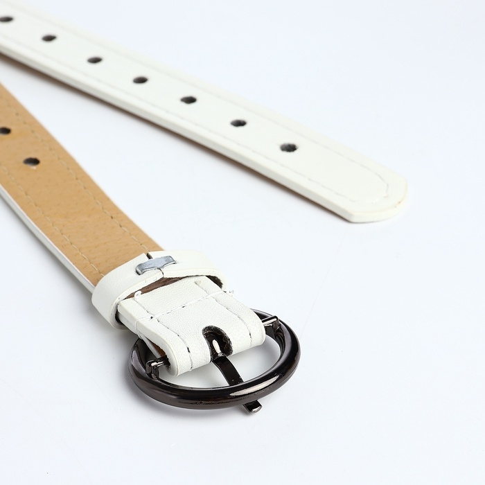 Ремень женский, ширина 1,6 см, пряжка металл, цвет Ремень женский, ширина 1,6 см, пряжка металл, цвет