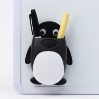 Магнитная универсальная подставка для маркеров и губок «Пингвин», 3,5 × 9 × 12,5см Магнитная универсальная подставка для маркеров и губок «Пингвин», 3,5 × 9 × 12,5см