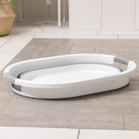 Таз складной Доляна, 39 л, 61,5&times;44&times;26,5 см, цвет серый