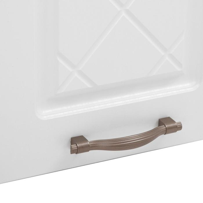 Шкаф навесной ШВ 600 Прованс, 600х300х720, МДФ, Белый/Белый