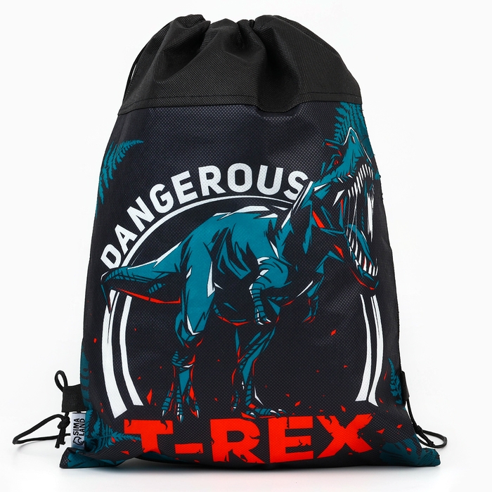 Мешок для обуви &laquo;1 сентября: T-REX динозавр&raquo; нетканное полотно, размер 30 х 40 см