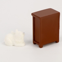 Миниатюра кукольная &laquo;Тумбочка с котиком&raquo;