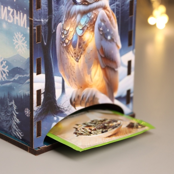 Новогодний чайный домик Новогодний чайный домик "Сказка" 20х10,5х9,5 см