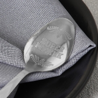 Ложка чайная с гравировкой «Super мужик», на подарочной открытке, 3 х 14 см. Ложка чайная с гравировкой «Super мужик», на подарочной открытке, 3 х 14 см.