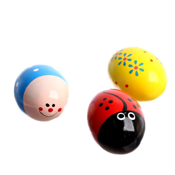 Маракас «Яйцо» 4,5×4,5×7 см МИКС Маракас «Яйцо» 4,5×4,5×7 см МИКС