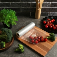 Набор пакетов для вакууматора Luazon, в рулоне 20х500 см, 90 мкм, прозрачные Набор пакетов для вакууматора Luazon, в рулоне 20х500 см, 90 мкм, прозрачные