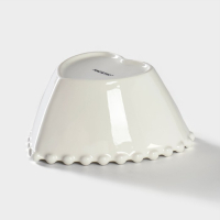 Салатник фарфоровый Magistro «Сердце», 550 мл, d=15,5 см, цвет белый Салатник фарфоровый Magistro «Сердце», 550 мл, d=15,5 см, цвет белый