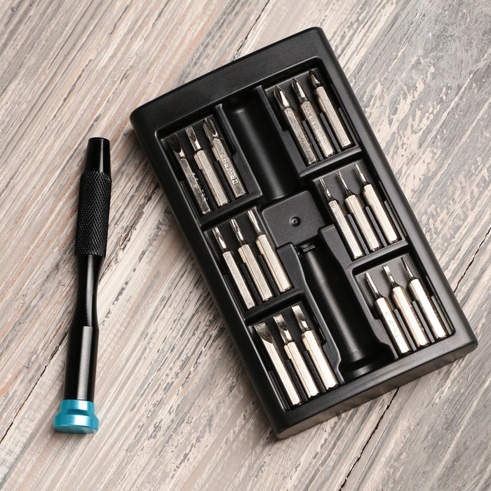 Набор отверток в фляге &laquo;Крути верти&raquo;, универсальный, 18 предметов