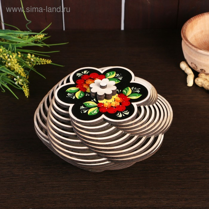 Конфетница Конфетница "Ягоды", фигурная, d=19,5 см