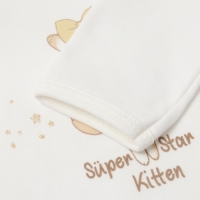 Комплект детский, цвет белый/бежевый, рост 68 см