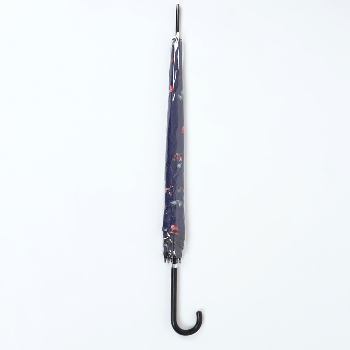 Зонт - трость полуавтоматический &laquo;Вишня&raquo;, эпонж, 8 спиц, R = 51/60 см, D = 120 см, цвет МИКС