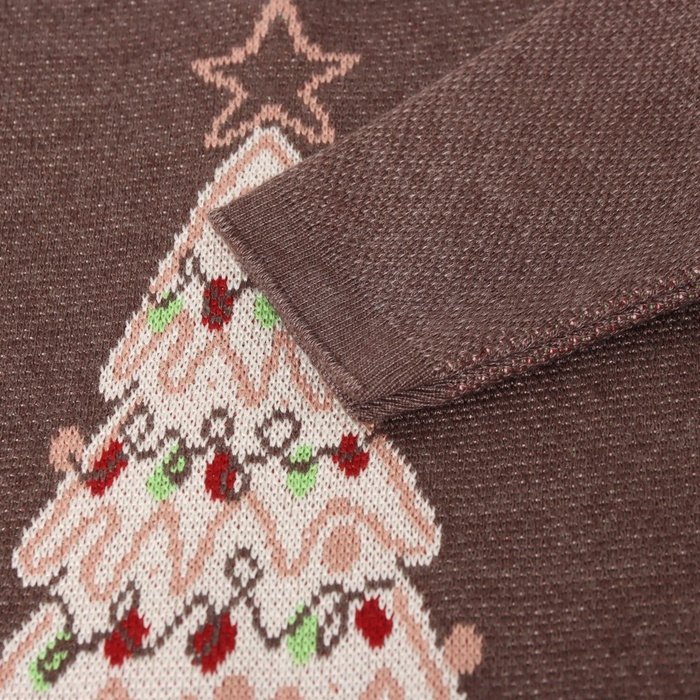 Джемпер вязаный Крошка Я Джемпер вязаный Крошка Я "Новогодние игрушки" рост 80-86 см