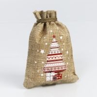 Мешок с термонаклейкой &laquo;Подарки&raquo;, 13 х 18 см +/- 1.5 см, Новый год