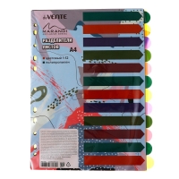 Разделитель листов A4 (245 x 305 мм), цветовой, 12 листов, "deVENTE. Marandi" полипропилен 140 мкм, индивидуальная упаковка Разделитель листов A4 (245 x 305 мм), цветовой, 12 листов, "deVENTE. Marandi" полипропилен 140 мкм, индивидуальная упаковка