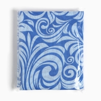 Простыня 1,5сп Экономь и Я 150х215&plusmn;3 "Нежность" цвет синий,100% хлопок, бязь, 100гр/м2