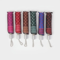 Зонт полуавтоматический «Узор», эпонж, 3 сложения, 8 спиц, R = 48/55 см, D = 110 см, цвет МИКС Зонт полуавтоматический «Узор», эпонж, 3 сложения, 8 спиц, R = 48/55 см, D = 110 см, цвет МИКС