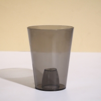 Горшок для орхидей, 1,2 л, 12,5 × 16,6 см, пластик, прозрачно-серый Горшок для орхидей, 1,2 л, 12,5 × 16,6 см, пластик, прозрачно-серый