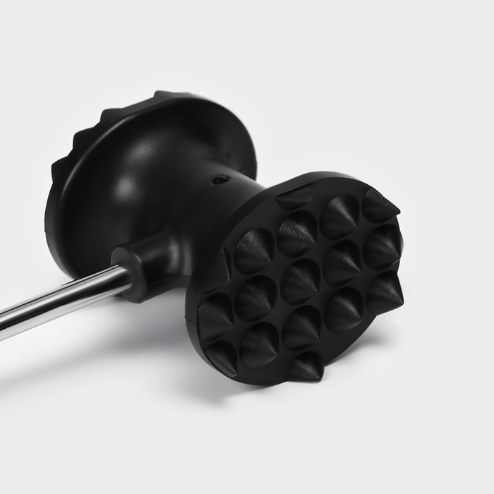 Молоток для мяса Доляна «Овал», 25 см, цвет чёрный Молоток для мяса Доляна «Овал», 25 см, цвет чёрный