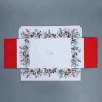 Коробка подарочная новогодняя складная &laquo;Новогодняя акварель&raquo;, 30,7 х 22 х 9,5 см, Новый год