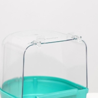 Купалка для птиц, 145 х 136 х 140, светло-зелёный перламутр Купалка для птиц, 145 х 136 х 140, светло-зелёный перламутр