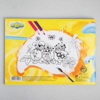 Альбом для рисования А5, 40 листов 100 г/м&sup2;, на скрепке, Смешарики