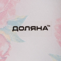 Подставка стеклянная под ложку Доляна &laquo;Пионы&raquo;, 23,5&times;8,3 см