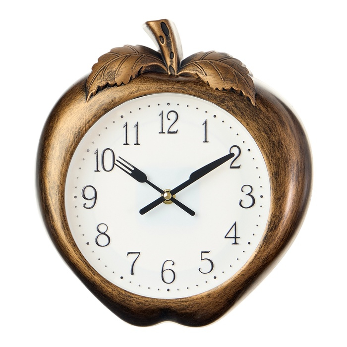 Часы настенные, для кухни Часы настенные, для кухни "Ягодка", бесшумные, 26 х 28 см