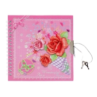 Записная книжка в подарочной коробке, на замочке, А6, 50 листов, линия, "Бабочка", МИКС Записная книжка в подарочной коробке, на замочке, А6, 50 листов, линия, "Бабочка", МИКС