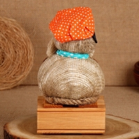 Домовой Харитоныч "Всех благ", на сундуке, 24 х 14 см, микс Домовой Харитоныч "Всех благ", на сундуке, 24 х 14 см, микс