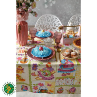 Скатерть "Доляна" Светлая Пасха 180*144 см, 100% хлопок, рогожка 164 г/м2