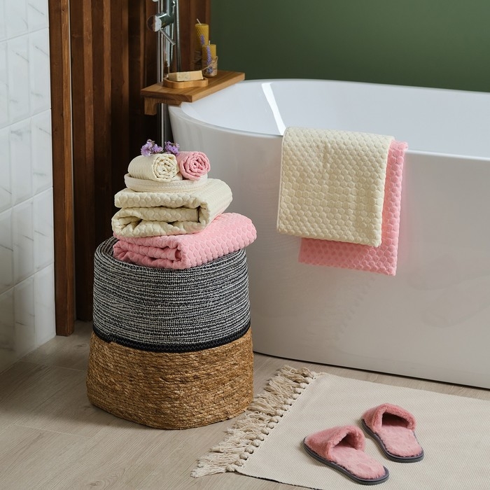 Полотенце махровое Love Life &laquo;Комфорт&raquo; 30х50 см, молочный, 100% хл, 500 гр/м2