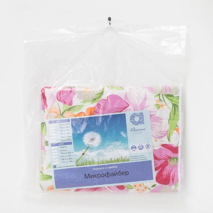 Одеяло Адамас облегчённое синтетическое, размер 110х140 см, МИКС, 200 г/м&sup2;