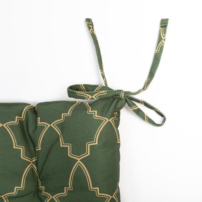 Сидушка на стул Этель "Gold ornament" 42х42х7см, 100%хл, саржа 190 г/м2