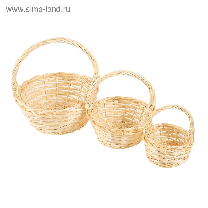 Набор корзин 8 шт 63&times;22/58 54&times;20/52 46&times;18/45 39&times;16/38 32&times;14/31 26&times;12/25 20&times;10/20 14&times;8/14 см