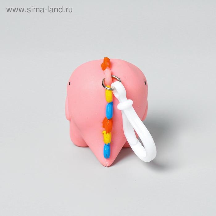 Мялка &laquo;Зубастик&raquo;, на брелоке, цвета МИКС