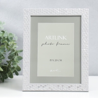 Фоторамка пластик "Stella" 15x20 см, серебро Фоторамка пластик "Stella" 15x20 см, серебро