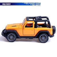 Машина металлическая «Джип», инерционная, 1:36, открываются двери, цвет оранжевый Машина металлическая «Джип», инерционная, 1:36, открываются двери, цвет оранжевый