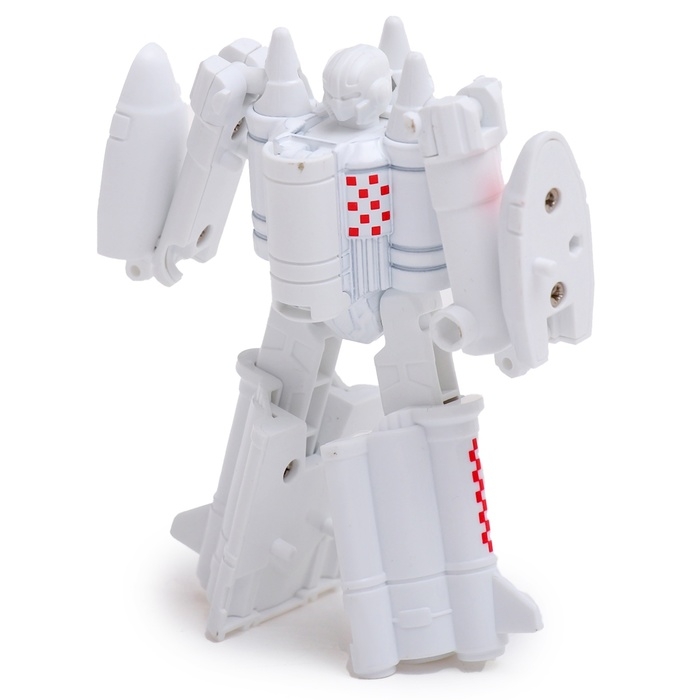 Робот &laquo;Ракета&raquo;, трансформируется, с металлическими элементами