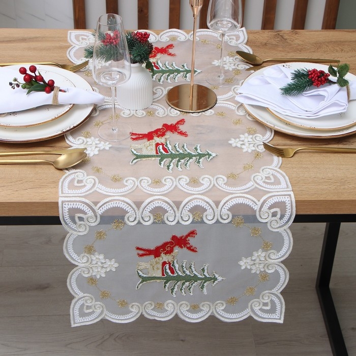 Дорожка Этель &laquo;Сказочная&raquo; с вышивкой, 40 х 85 &plusmn;5 см, п/э