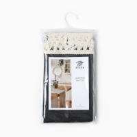 Дорожка на стол Этель Linen style 40х146 см, цв.серый микс,100% лён Дорожка на стол Этель Linen style 40х146 см, цв.серый микс,100% лён