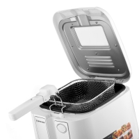 Фритюрница BRAYER 2832BR-WH, 1800 Вт, 2,5 л, 130-190 &deg;C, белая