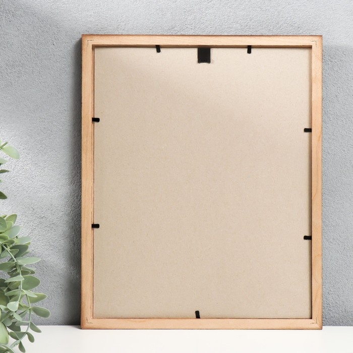 Фоторамка сосна с19 орех 24х30 см (пластиковый экран)