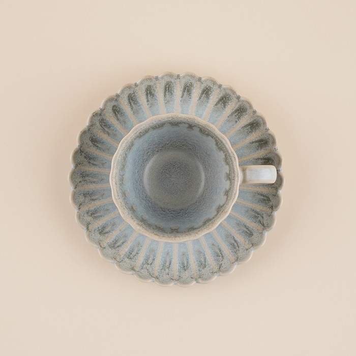 Кофейная пара фарфоровая SL Home «Эхо Крита», 2 предмета: чашка 180 мл, блюдце d=15,5 см, цвет голубой Кофейная пара фарфоровая SL Home «Эхо Крита», 2 предмета: чашка 180 мл, блюдце d=15,5 см, цвет голубой