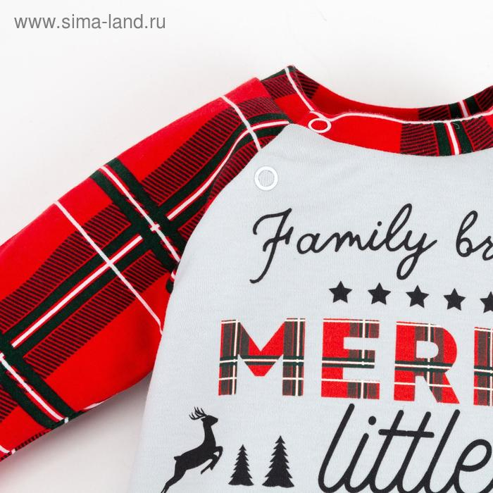 Комбинезон Крошка Я Комбинезон Крошка Я "X-mas", рост 62-68 см