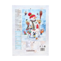 Адвент календарь с мини плитками из молочного шоколада, МИКС, 75 г